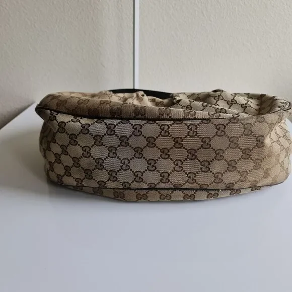 Gucci GG monogram Sukey Hobo Bag Brown - Picture 6 of 16